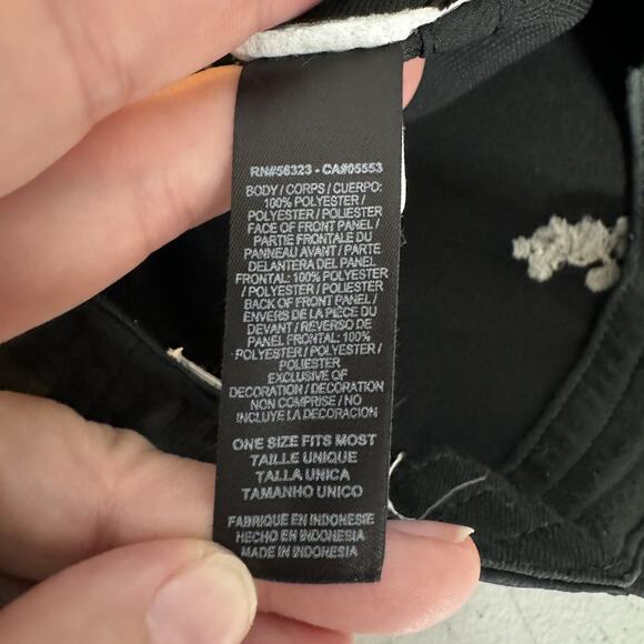 Nike Disney Parks Mickey Mouse Baseball Hat Womens OSFM Black Authentic Licensed - Picture 7 of 11